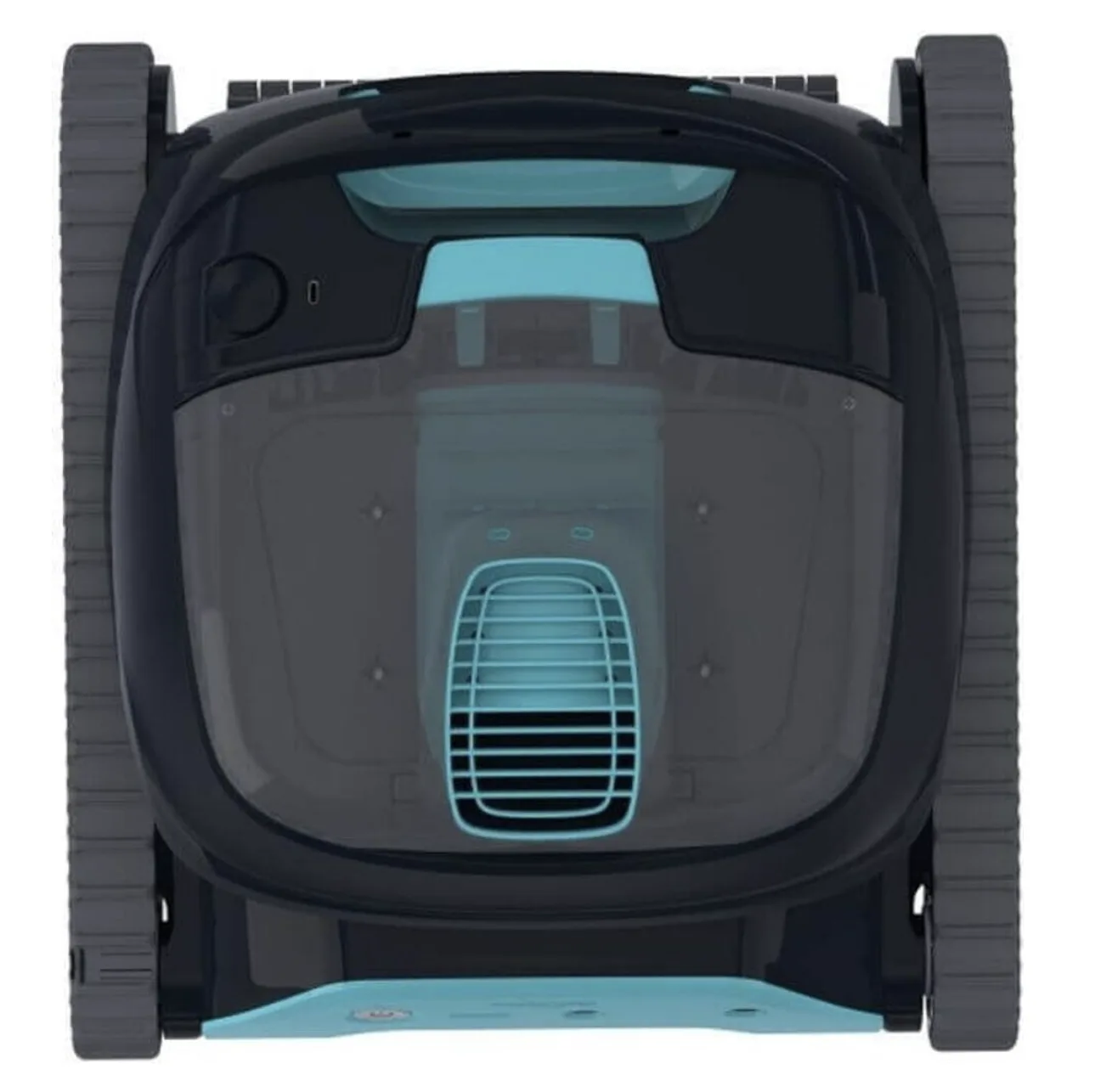 Robot Dolphin arrêtant son ascension avant la ligne d'eau